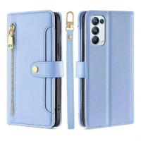 Funda magnética de cuero PU, funda con tapa, Reno 5 Pro 5G, cuerda colgante multifuncional - details 12