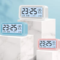 Despertador Digital LED con retroiluminación, despertador electrónico multifunción de escritorio, calendario de tiempo de datos, reloj de mesa - details 0