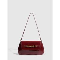 Bolso vintage para debajo del brazo, bolso bandolera para mujer, bolso de mano para mujer Hundred Tote, rojo - details 27