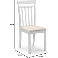 Juego de 2 sillas de comedor Coast, gris - details 2