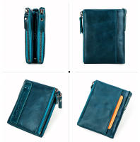 Carteras de Piel Genuina CONTACT'S para Mujeres - Carteras Cortas de Doble Pliegue, Monederos de Moda para Mujeres, Porta Tarjetas, Monedero, Clip para Dinero, Carteras para Mujeres y Hombres - details 17