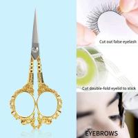 Tijeras de Manicura Profesionales de Acero Inoxidable Vintage Herramienta de Cuidado de Uñas para Precisión de Belleza Corte de Pelo Facial y Pestañas - details 7