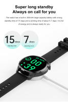 2024 nuevo reloj inteligente de llamada Bluetooth de pantalla de alta definición de 1,6 pulgadas GPS masculino rastreador de fitness deportivo reloj impermeable reloj inteligente NFC para Android Ios reloj de monitoreo de azúcar en sangre - details 22