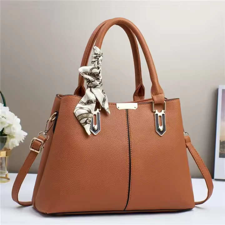 El bolso de hombro de lujo de la cremallera del cuero de la PU fijó el nuevo bolso de las mujeres del estilo popular de gran capacidad - 1