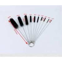 Cepillo de nailon, juego de herramientas multifuncionales, cepillo en aerosol, limpieza de pajitas para bebidas, máquinas de coser, pistolas en aerosol de pintura, cepillo de limpieza,10Uds. - details 0