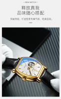 Reloj mecánico de alta gama para hombres, reloj hueco cuadrado de moda automático, reloj mecánico impermeable para hombres - details 4
