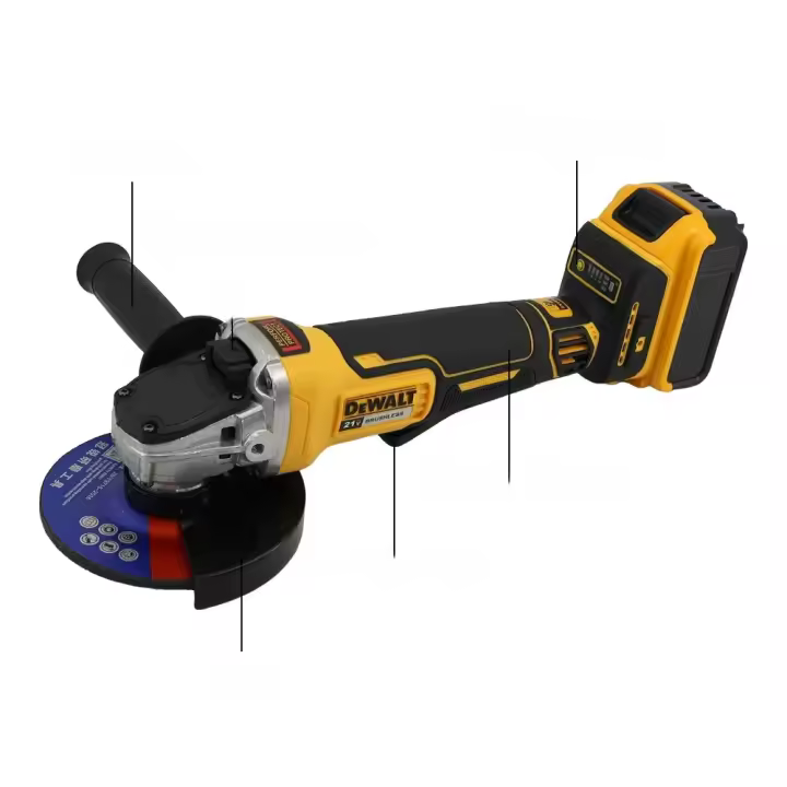 DEWALT DCG406 Mezcladora De Alta Velocidad 900RPM Recortadora Eléctrica Sin Cable Para Metal Corte De Metal 100/125MM Recargable Herramientas De Fabricación Comercial - 1