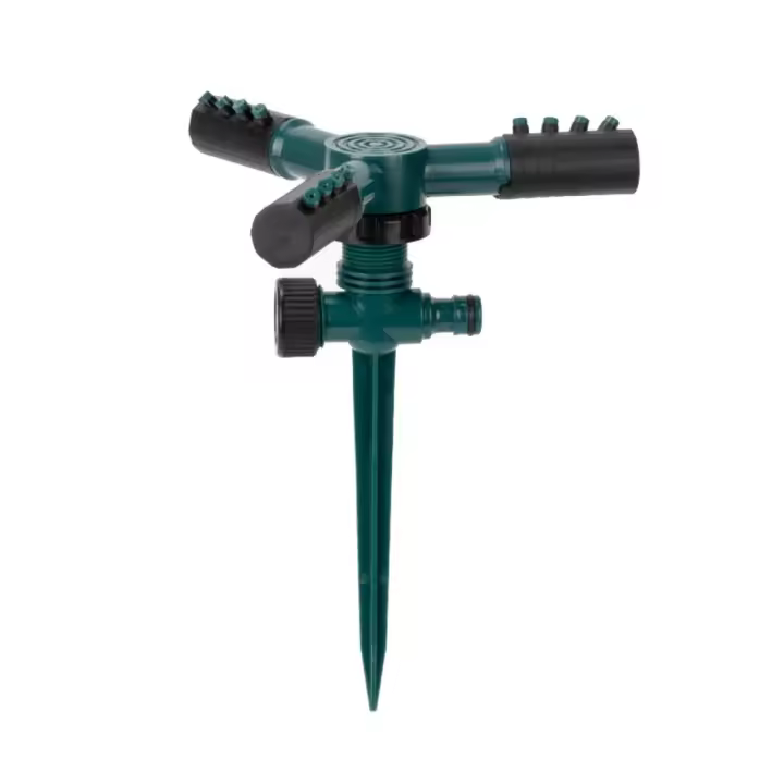 Rociador de riego ABS que ahorra trabajo, aspersor de jardín multiusos automático, boquillas giratorias, riego agrícola - 1