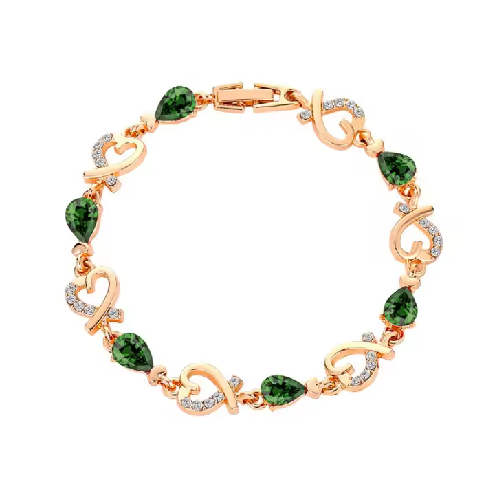 Pulsera coreana moda mujer amor diamantes de imitación gelangImprescindible en la playa - 1