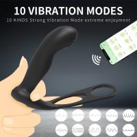 Vibrador Anal 3 en 1 Estimulador de Prostatea y G Spot para Hombres 10 Velocidades - details 2