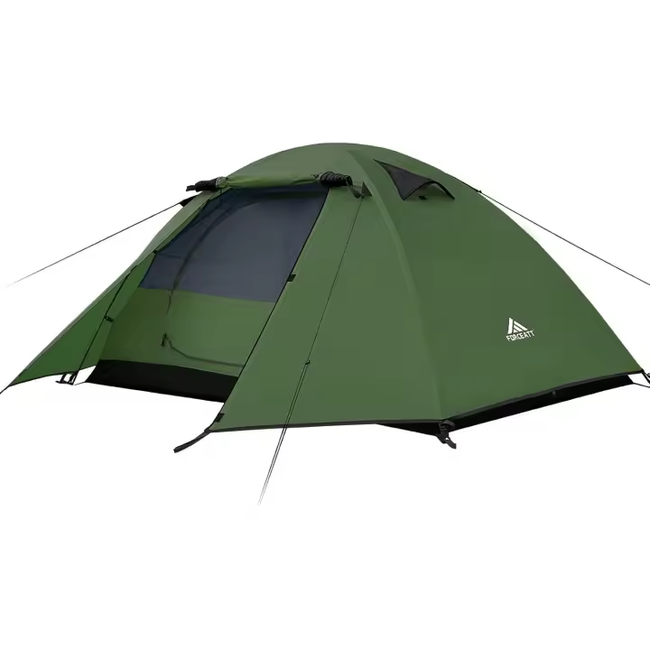 Carpa de Techo Doble Capa Portátil Ultraligera 100% A Prueba de UV, Viento, Impermeable - 1