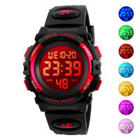 Reloj de pulsera impermeable SKMEI 5Bar para niños con luz LED pantalla digital para niños y niñas con alarma reloj de pulsera tipo digital made in china - details 17