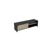 Mesa de TV, Blanco Mate y Natural, Mediana - details 12