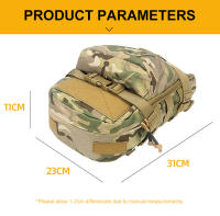 Mochila de Deporte al Aire Libre Militar Táctica Mini Bolsa de Hidratación con Capacidad para 20L Material de Nylon Ideal para Camping y Senderismo - details 1