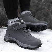 Botas de invierno para hombre y mujer, zapatillas impermeables de cuero Pu, zapatos informales de escalada para hombre, Botas de senderismo al aire libre Unisex, envío rápido - details 6
