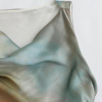 Vestido Largo de Gasa Estampado Sin Mangas Novedad de Verano 20224 Moda para Mujer - details 10