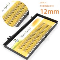 Extensión de pestañas postizas 10D, pestañas postizas de visón negro, suaves e injerto Natural, 60 paquetes, maquillaje Individual - details 4