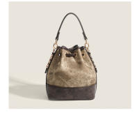 Bolsos para mujer 2023, nuevo estilo, bolso de cubo retro pintado al óleo de alta gama, popular este año, bolso de mensajero de un solo hombro para viajes diarios - details 11