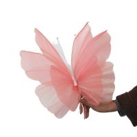 Nuevo Mariposa Artificial de 30/50cm, gasa gigante para exteriores, mariposa falsa, hilo de seda 3D, accesorios de fotografía de mariposa - details 16