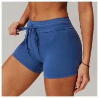 Sensación de nube para levantar las nalgas, pantalones cortos de Yoga de cintura alta para el vientre, pantalones deportivos de secado rápido, pantalones cortos deportivos ajustados transpirables para mujer - details 12
