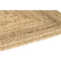 Alfombra de Yute 100% Natural Tejida a Mano, Color Natural para Sala de Estar, Comedor, Dormitorio, Pasillos (160x230cm) - details 6
