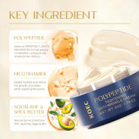 Crema antiarrugas reafirmante con polipéptidos, piel de aspecto más suave, crema firme y suave sin edad, crema de noche reparadora de arrugas profundas - details 2