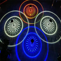 Luz de Jardín Solar RXUNS 4pc Luz de Sombras de Circulo Iluminación Solar al Aire Libre Impermeable - details 0