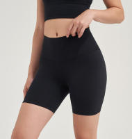 Pantalones cortos deportivos de cintura alta para mujer, pantalones de entrenamiento de yoga - details 1