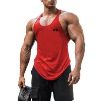 Muscleguys-Camiseta de tirantes para hombre, camiseta sin mangas con estampado de marca para culturismo, entrenamiento y gimnasio - details 9