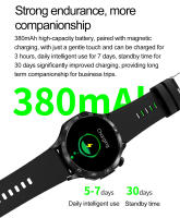 2025 Nuevo ET381 Smartwatch Asistente de voz ECG Electrocardiograma Detección de glucosa en sangre no invasiva Pantalla AMOLED Compatible con Android IOS Smartwatch - details 23