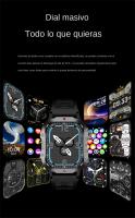 Reloj inteligente militar para hombres: llamada, monitor de frecuencia cardíaca, linterna, resistente y adecuado para uso en ext - details 5