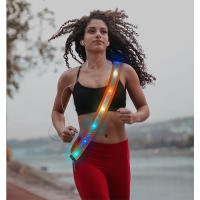 Cinturón LED de Visibilidad Alta Luz Reflectante para Actividades Nocturnas como Correr, Pedalear, Senderismo Material de Nylon y Poliamida - details 4