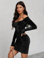 Vestido de terciopelo para mujeres - details 3