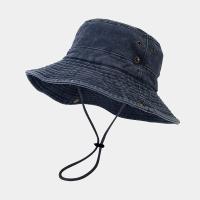 Sombrero de cubo de ala ancha grande para hombre, gorra de vaquero para pesca al aire libre, senderismo, playa, malla transpirable, Anti UV, verano, nueva moda - details 1