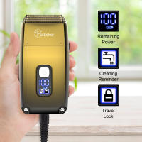 Hatteker-Afeitadora eléctrica de lámina potente para hombre, máquina de afeitar de Triple cabezal duradera, Afeitadora eléctrica para Barba, herramienta de peluquero - details 5