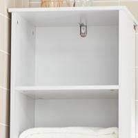 Mueble Columna de baño, Armario Alto baño,161 x 40 x 35 cm,(Blanco) - details 5