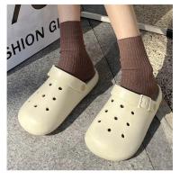 Feslishoet Mules Zapatos Parejas Zapatillas de Verano Sandalias Slides Mujer EVA Suave Antideslizante Acogedor Nube Adecuado Interior y Exterior - details 5