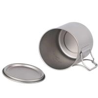 Olla al aire libre, 450 ml, 550 ml, 650 ml, 750 ml, picnic, utensilios de cocina de titanio para acampar, taza de agua - details 3