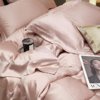 Juego de Ropa de Cama de Algodón Tencel 100% Premium Color Sólido, Tamaño de Cama Rey/Reina, Fibra de Planta Natural - details 9