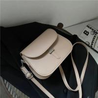 Bolso cruzado de cuero PU para mujer, cartera pequeña de diseñador, semicircular, estilo Retro, a la moda - details 25