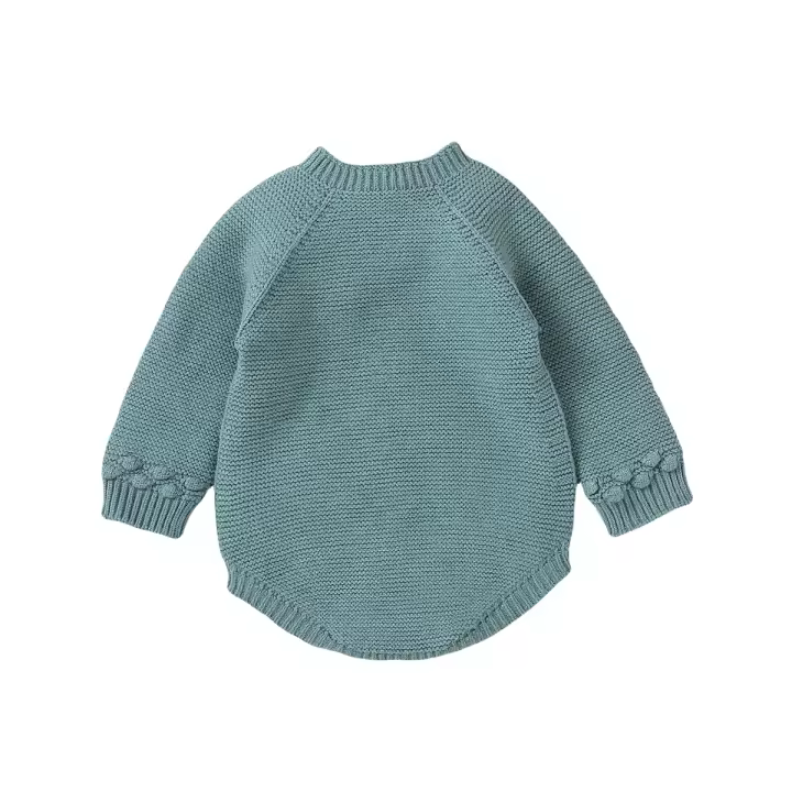 Saltarín Para Bebés Niñas Con Cuello Redondo Y Mangas Largas Suaves Y Transpirable Para Primavera Y Otoño Ropa De Cama Para Recién Nacidos Tallas 0-12 Meses Colores Rosa Y Verde - 1