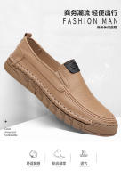 Nuevos zapatos casuales de cabeza redonda para hombres de cuero para hombres, mocasines, zapatos para hombres - details 0