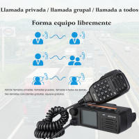 Retevis RT73 Radio bidireccional para coche, GPS, UHF, VHF, 20W, estación de Radio móvil Digital - details 14
