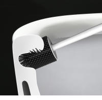 Cepillo De Inodoro WIKHOSTAR Con Soporte Montaje En Pared Secado Rápido Accesorio De Baño Ecológico Y Duradero - details 4