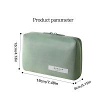 Bolsa de cosméticos impermeable a la moda, bolsa de tela de gran capacidad para lavar a mano, bolso de mano, paquete de lápiz labial, bolsa de almacenamiento - details 1