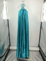 Elegante Vestido de Noche de Satén con Halter Neck Holgado Moda de Verano A-e - details 11