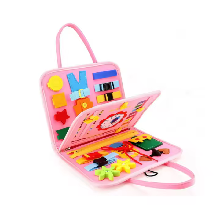 Juego de Tablero Educativo Temprano para Bebés Set de Actividad Sensorial Diversión - 1