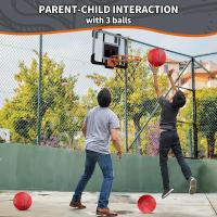 Mini Canasta de Baloncesto para Niños Tableros de Baloncesto con 3 Pelotas, Bomba, Iluminación, Puntuación Automática - details 24