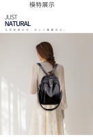 Mochila de mujer Mochila de doble propósito de cuero suave - details 9