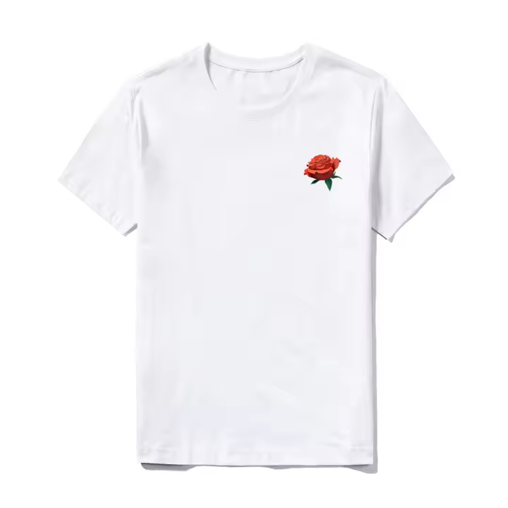 Camiseta de Algodón 100% Suave y Transpirable Fit Clásico para Uso Diario Patrón Impreso - 1